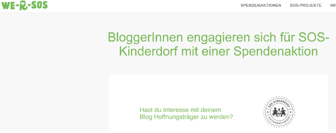 SOS Kinderdorf Blogger