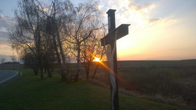 Kreuz Sonnenuntergang