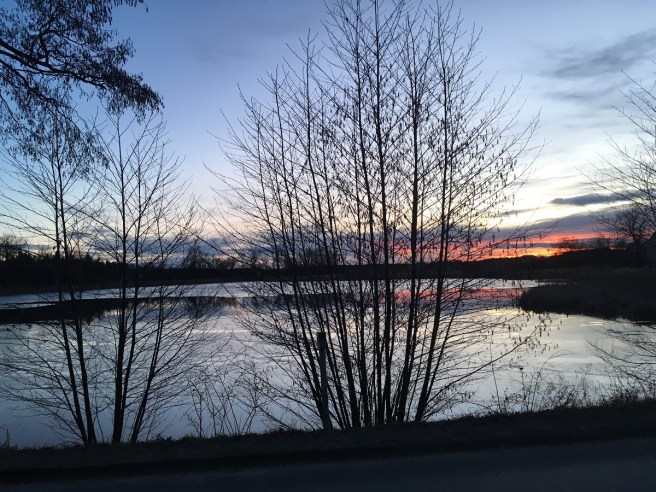 Riegersburg März 2018 Sonnenuntergang