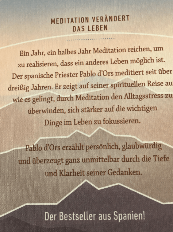 Buch Biographie der Stille back