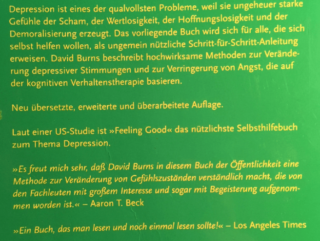 Buch Feeling good rück