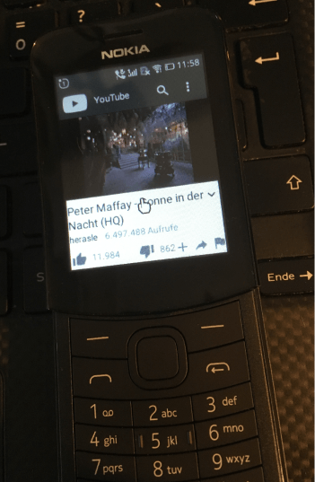 Nokia 8110 4G youtube