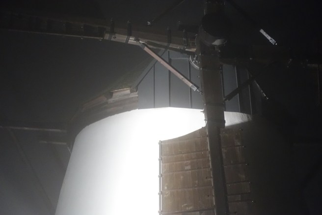 Windmühle Nebel 3