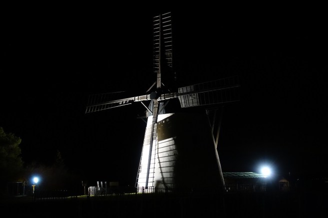 Windmühle Nacht Stativ 2