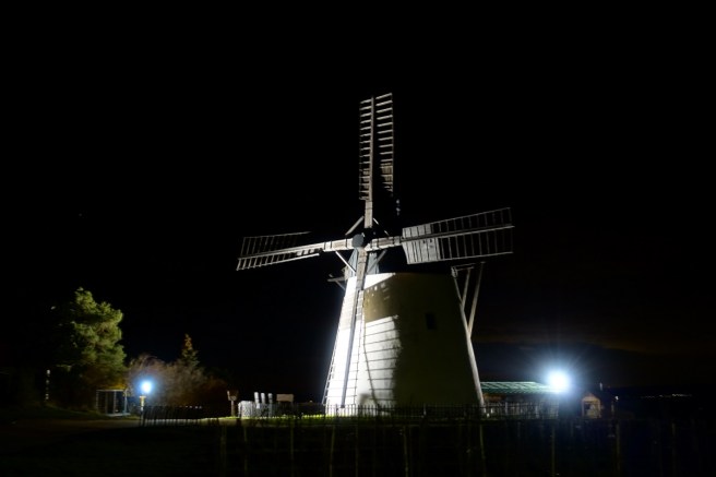 Windmühle Nacht Stativ 4